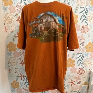 Harley-Davidson Men's Rust Barn Graphic Tee